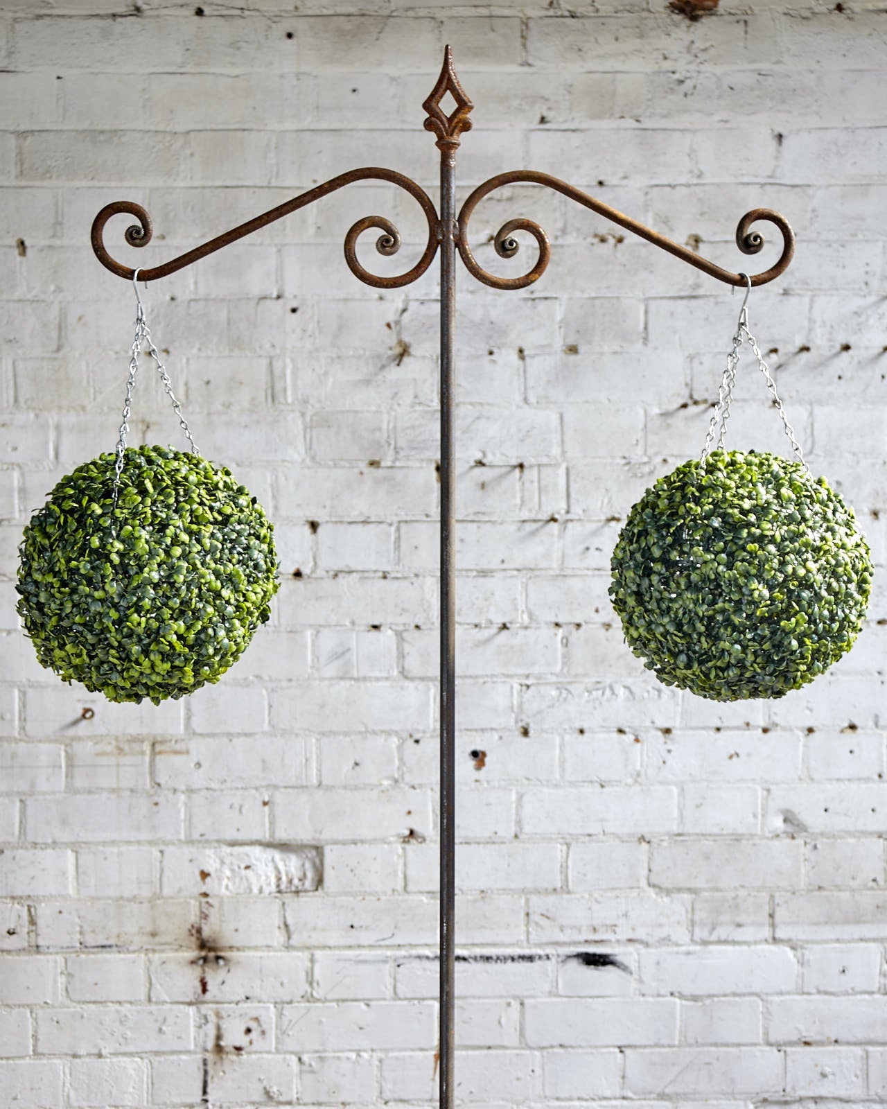 metal hanging plant stand Hanging Basket Stand – Metal in Bloom Ltd