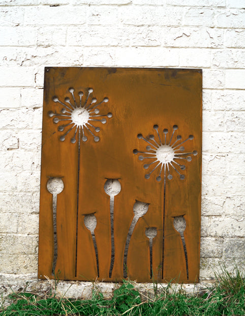 Allium & Poppy Small Wall Panel