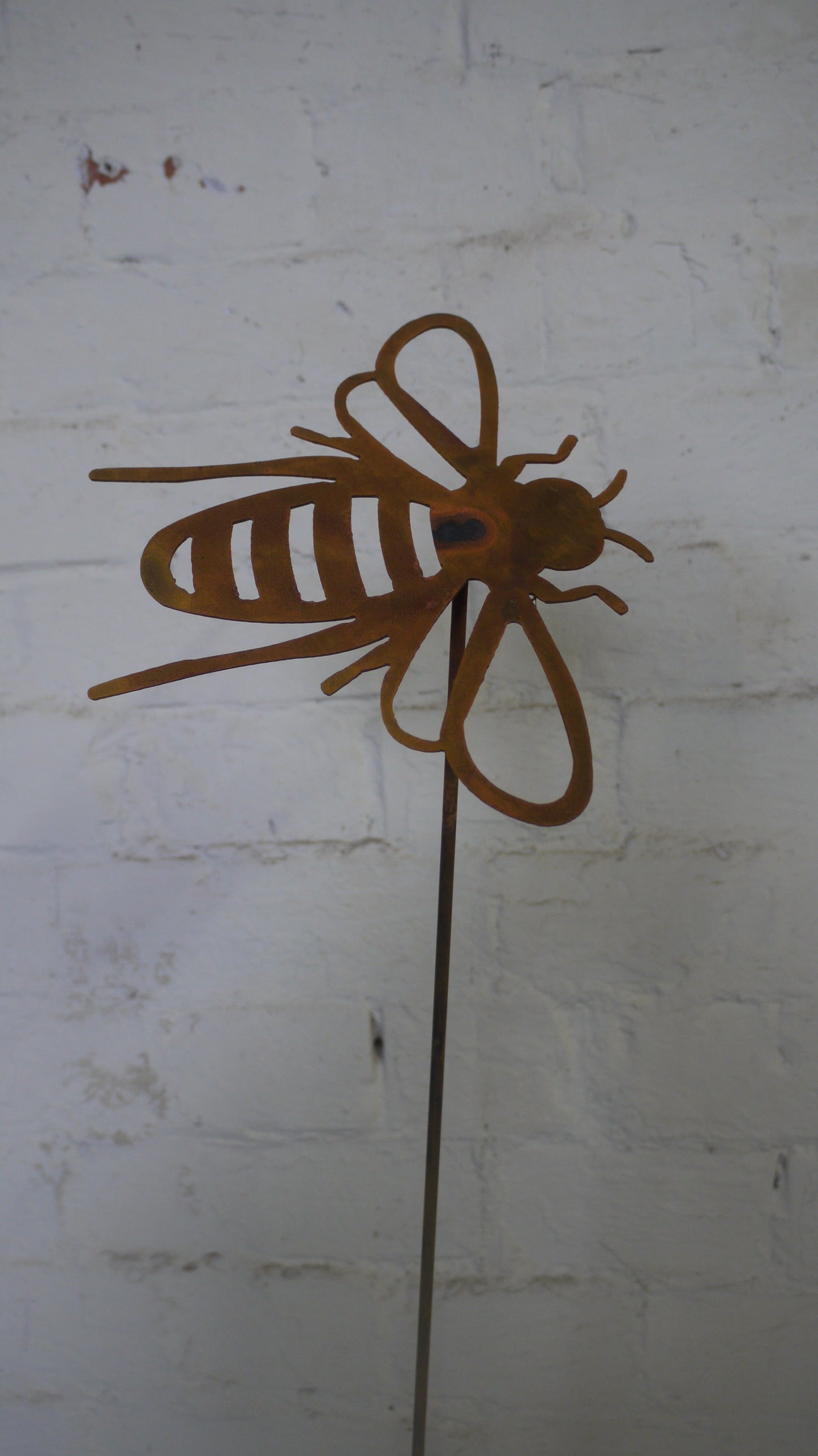 Bumble Bee Plant Stake, Garden Art, plant pin