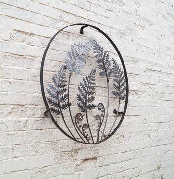 Fern Frond Hoop - Wall Mounted