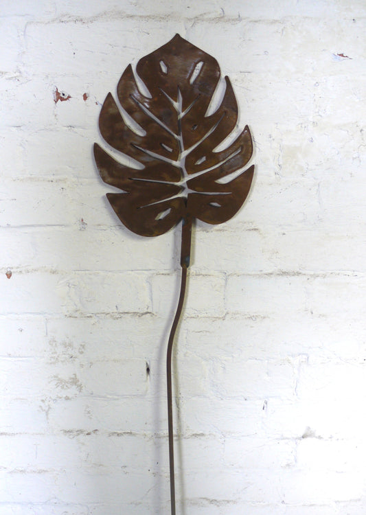 Monstera, Banana Leaf/Plant Garden Art, Plant Stake