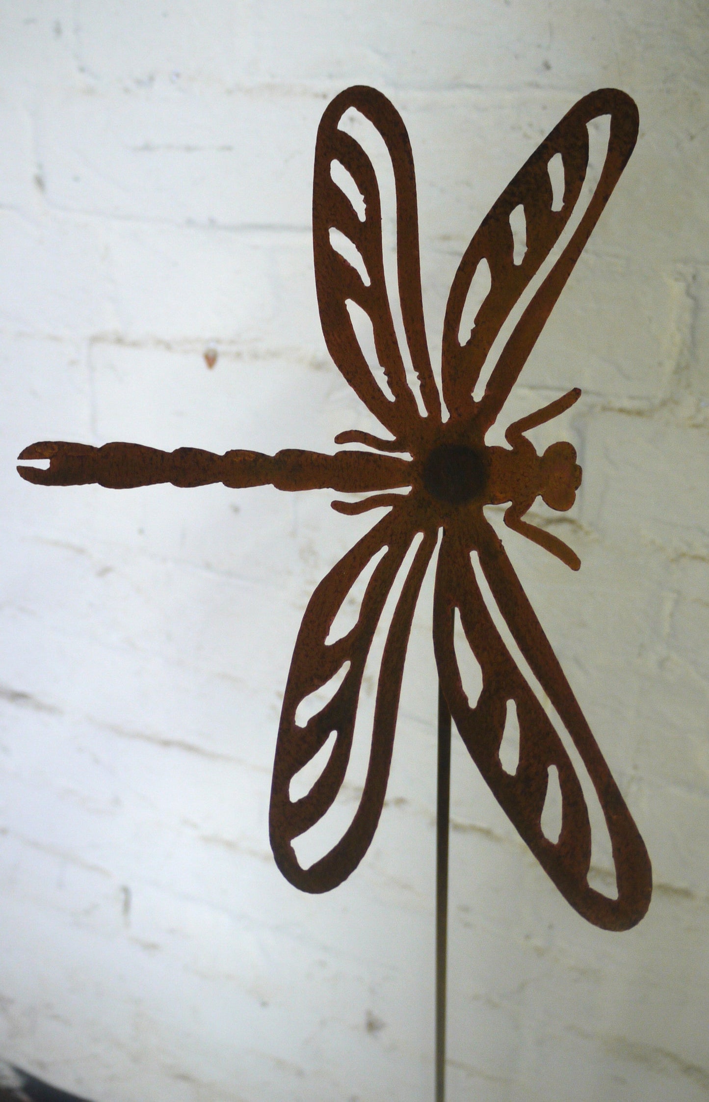 Small Dragonfly Plant Stake, Garden Art